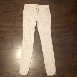 Abercrombie & fitch white jeans